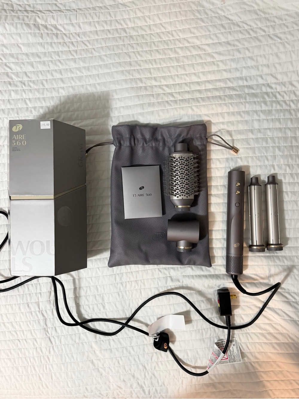 T3 Aire 360 Multi-Styler in Charcoal Gray